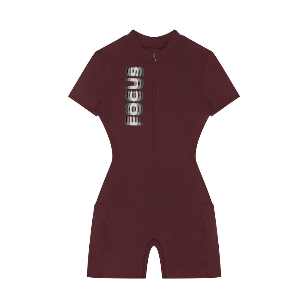 Romper,focus,gym,sleeve,greystone,label