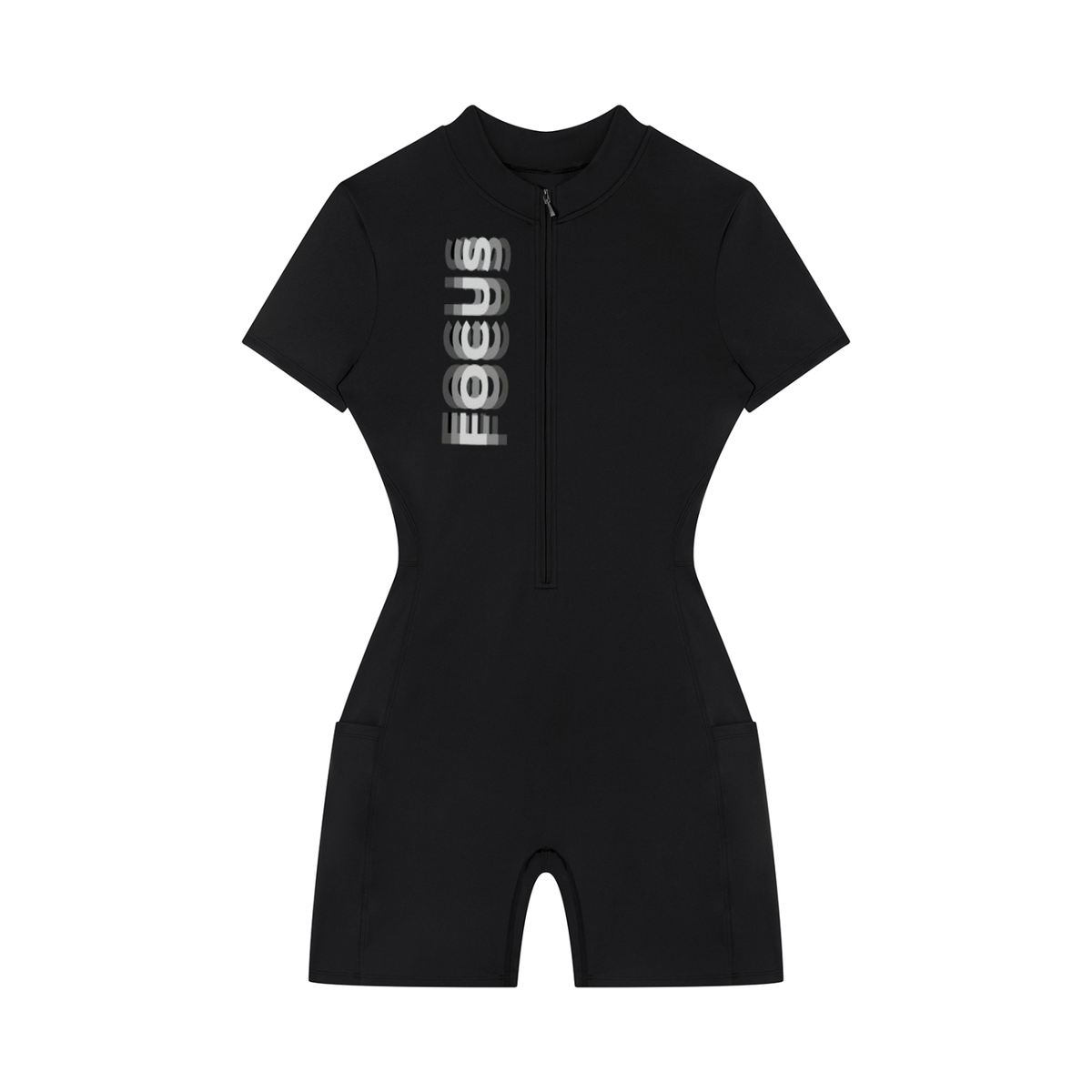 Romper,focus,gym,sleeve,greystone,label