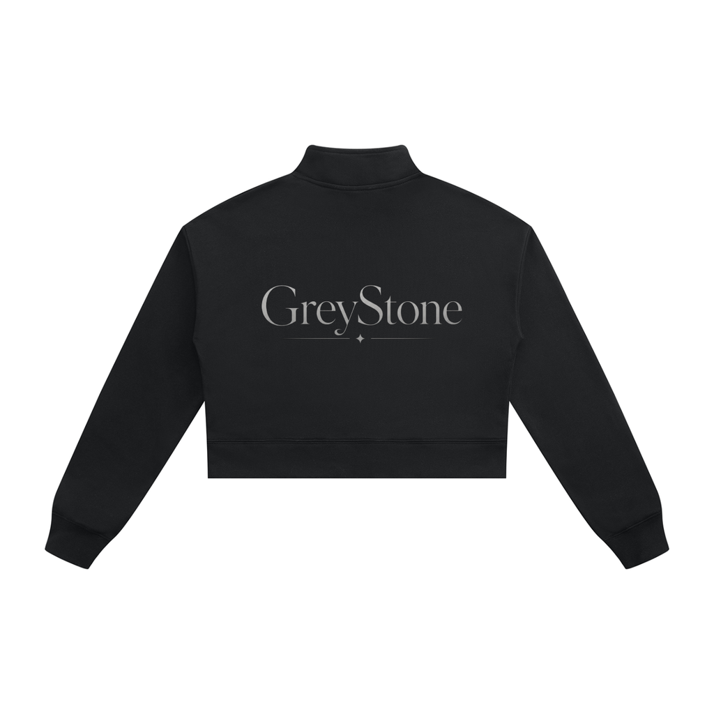 Women's Crop Quarter-Zip Sweatshirt