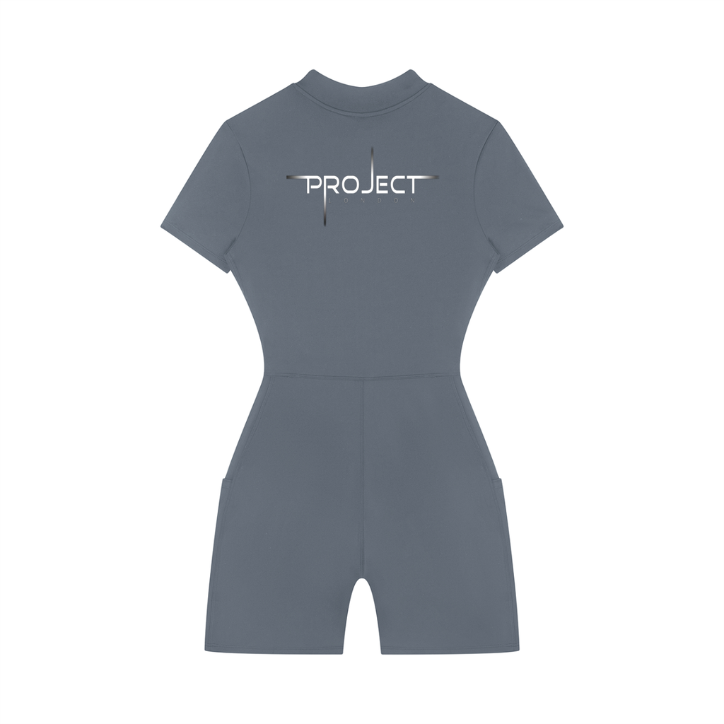 Romper,focus,gym,sleeve,greystone,label