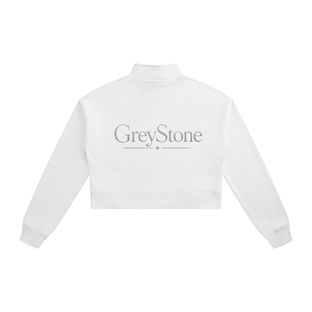 Women's Crop Quarter-Zip Sweatshirt